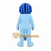 Blue Lion Mascot Costume with Custom Logo Blue Lion Mascot Costume with Custom Logo