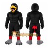 Black Bird Mascot Costume with Custom Logo Black Bird Mascot Costume with Custom Logo