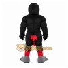 Black Bird Mascot Costume with Custom Logo Black Bird Mascot Costume with Custom Logo