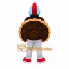 Brown Turkey Mascot Costume with Custom Logo Brown Turkey Mascot Costume with Custom Logo