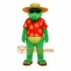 Green Alligator Mascot Costume with Custom Logo Green Alligator Mascot Costume with Custom Logo