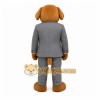 Brown Dog Mascot Costume with Custom Logo Brown Dog Mascot Costume with Custom Logo