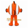 Orange Fish Mascot Costume with Custom Logo Orange Fish Mascot Costume with Custom Logo