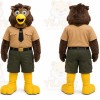 Brown Owl Mascot Costume with Custom Logo