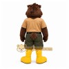 Brown Owl Mascot Costume with Custom Logo