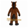 Brown Horse Mascot Costume with Custom Logo Brown Horse Mascot Costume with Custom Logo