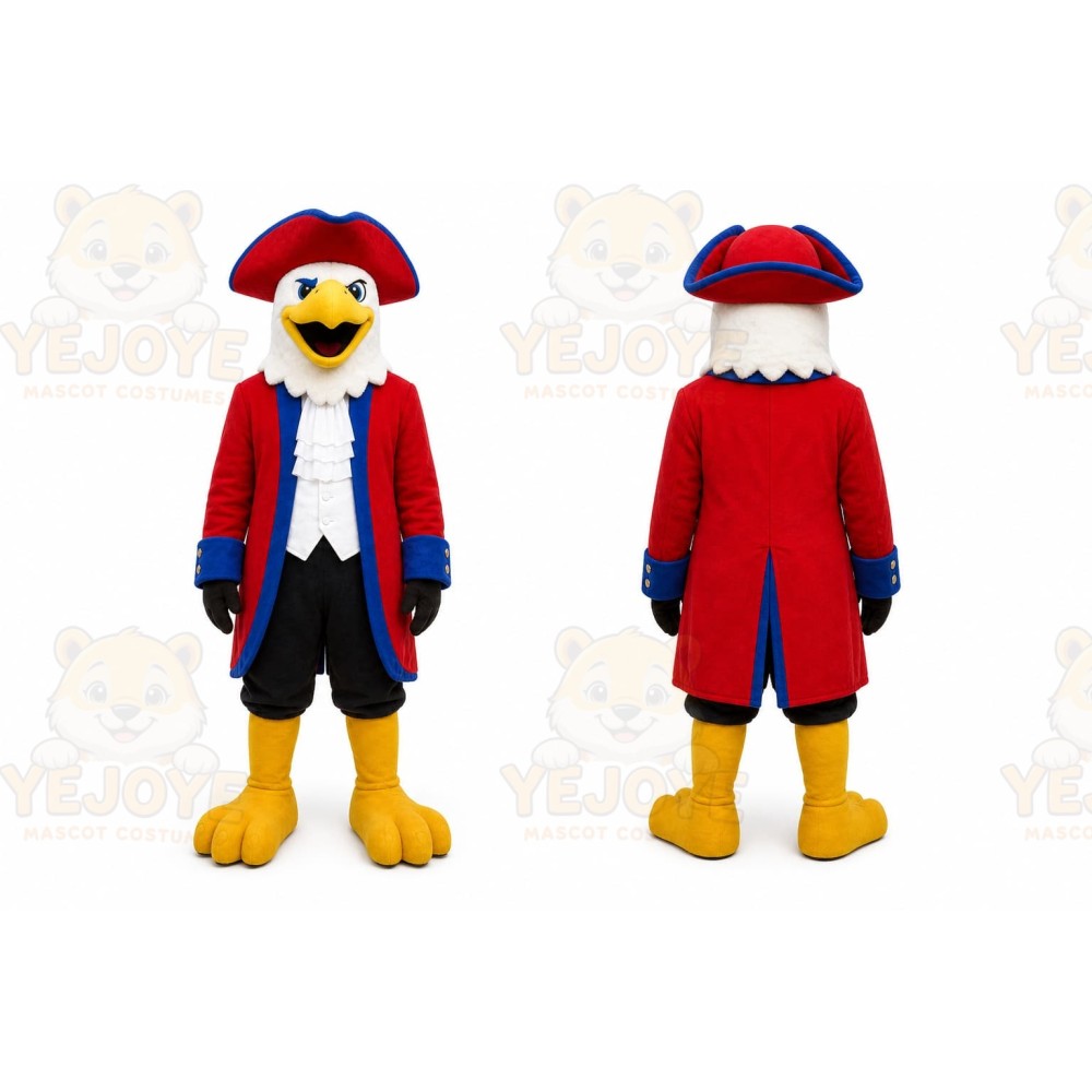 Red Bird Mascot Costume with Custom Logo