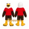 Brown Bird Mascot Costume with Custom Logo
