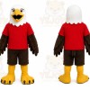 Brown Bird Mascot Costume with Custom Logo