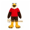 Brown Bird Mascot Costume with Custom Logo