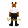 Brown Dog Mascot Costume with Custom Logo Brown Dog Mascot Costume with Custom Logo