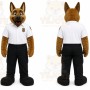 Brown Dog Mascot Costume with Custom Logo