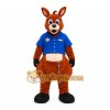 Brown Kangaroo Mascot Costume with Custom Logo Brown Kangaroo Mascot Costume with Custom Logo