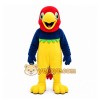 Yellow Parrot Mascot Costume with Custom Logo