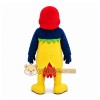 Yellow Parrot Mascot Costume with Custom Logo