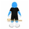 Blue Dolphin Mascot Costume with Custom Logo Blue Dolphin Mascot Costume with Custom Logo