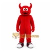 Red Devil Mascot Costume with Custom Logo Red Devil Mascot Costume with Custom Logo