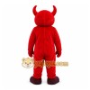 Red Devil Mascot Costume with Custom Logo Red Devil Mascot Costume with Custom Logo