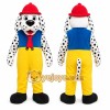 Yellow Dog Mascot Costume with Custom Logo Yellow Dog Mascot Costume with Custom Logo