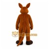 Brown Kangaroo Mascot Costume with Custom Logo Brown Kangaroo Mascot Costume with Custom Logo