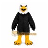 Black Eagle Mascot Costume with Custom Logo Black Eagle Mascot Costume with Custom Logo