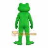 Green Frog Mascot Costume with Custom Logo Green Frog Mascot Costume with Custom Logo