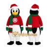 Red Penguin Mascot Costume with Custom Logo Red Penguin Mascot Costume with Custom Logo