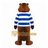 Brown Beaver Mascot Costume with Custom Logo Brown Beaver Mascot Costume with Custom Logo