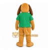 Brown Dog Mascot Costume with Custom Logo Brown Dog Mascot Costume with Custom Logo