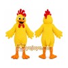 Yellow Chicken Mascot Costume with Custom Logo Yellow Chicken Mascot Costume with Custom Logo