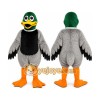 Gray Duck Mascot Costume with Custom Logo Gray Duck Mascot Costume with Custom Logo
