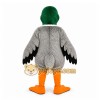Gray Duck Mascot Costume with Custom Logo Gray Duck Mascot Costume with Custom Logo