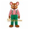 Brown Mouse Mascot Costume with Custom Logo Brown Mouse Mascot Costume with Custom Logo