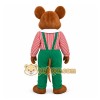 Brown Mouse Mascot Costume with Custom Logo Brown Mouse Mascot Costume with Custom Logo
