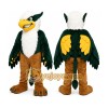 Green Eagle Mascot Costume with Custom Logo Green Eagle Mascot Costume with Custom Logo