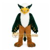 Green Eagle Mascot Costume with Custom Logo Green Eagle Mascot Costume with Custom Logo