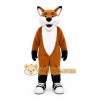 Brown Fox Mascot Costume with Custom Logo Brown Fox Mascot Costume with Custom Logo