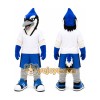 Blue Bird Mascot Costume with Custom Logo Blue Bird Mascot Costume with Custom Logo