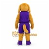 Yellow Dog Mascot Costume with Custom Logo Yellow Dog Mascot Costume with Custom Logo