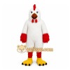 White Chicken Mascot Costume with Custom Logo White Chicken Mascot Costume with Custom Logo