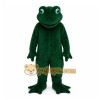 Green Frog Mascot Costume with Custom Logo Green Frog Mascot Costume with Custom Logo