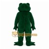 Green Frog Mascot Costume with Custom Logo Green Frog Mascot Costume with Custom Logo
