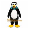 Black Penguin Mascot Costume with Custom Logo Black Penguin Mascot Costume with Custom Logo