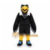 Black Eagle Mascot Costume with Custom Logo Black Eagle Mascot Costume with Custom Logo