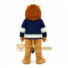 Brown Lion Mascot Costume with Custom Logo Brown Lion Mascot Costume with Custom Logo