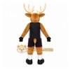 Brown Deer Mascot Costume with Custom Logo Brown Deer Mascot Costume with Custom Logo