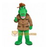 Green Alligator Mascot Costume with Custom Logo Green Alligator Mascot Costume with Custom Logo