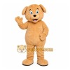 Brown Dog Mascot Costume with Custom Logo