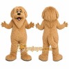 Brown Dog Mascot Costume with Custom Logo Brown Dog Mascot Costume with Custom Logo