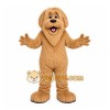 Brown Dog Mascot Costume with Custom Logo Brown Dog Mascot Costume with Custom Logo